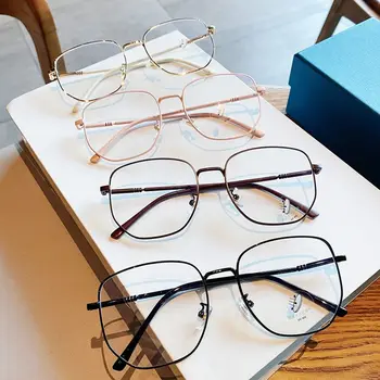 Модные портативные очки для защиты глаз, Офисные очки большого размера, Компьютерные очки, очки с защитой от синего света, Ультралегкая оправа