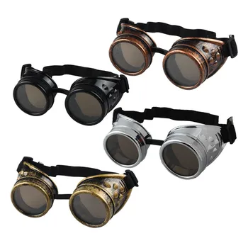Мотоциклетные очки в стиле хэви-метал Стимпанк, очки для водителя в готическом стиле, Защитные очки для косплея, украшения на Хэллоуин