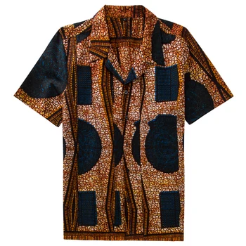 Мужская африканская рубашка, изготовленные на заказ дашики, camiseta masculina, топы с коротким рукавом, изысканный принт, африканская одежда в стиле панк-рок