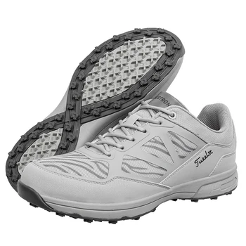 Мужская и женская обувь для гольфа, роскошные водонепроницаемые удобные кроссовки для гольфа, Спортивная ходьба на открытом воздухе, Обувь для игроков в гольф для мужчин, спортивная обувь