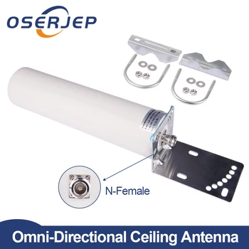 наружная антенна 4g LTE 698-2700 МГц 12dBi Onmi Внешняя цилиндрическая антенна с гнездом N для ретранслятора сотовой связи GSM W-CDMA 2g 3g
