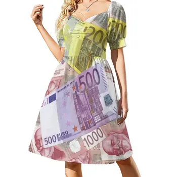 Новое платье без рукавов EURO 2, летние платья для женщин 2023, элегантные шикарные свадебные вечерние платья