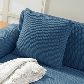 Новые цвета Чехол для дивана из плотного флиса с жаккардовым принтом, наволочка для подушки 45x45 см