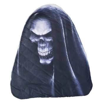 Одеяло с изображением Мрачного Жнеца на Хэллоуин, череп большого размера, утяжеленное одеяло, покрывало для дивана, детское постельное белье, теплое зимнее одеяло для взрослых