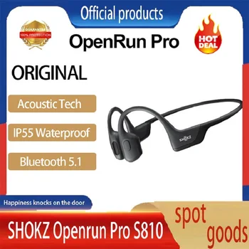 Оригинальные Наушники SHOKZ Openrun Pro S810 С Костной Проводимостью IP55 Водонепроницаемые Беспроводные Гарнитуры Bluetooth 5.1 Спортивные Наушники С Открытым Ухом