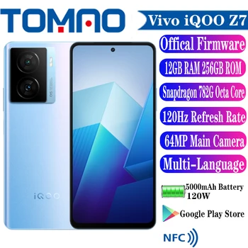 Оригинальный Официальный Новый Смартфон Vivo IQOO Z7 5G Android 13,0 Snapdragon 782G 6,64 