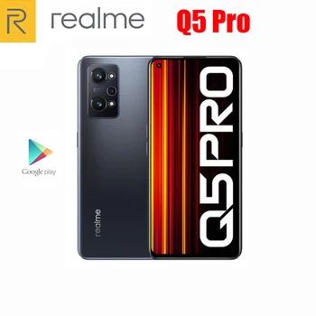 Официальный Оригинальный Новый мобильный Телефон Realme Q5 Pro 5G Snapdragon870 120 Гц 6,62 дюймов AMOLED 64 Мп Android 12 5000 мАч 80 Вт Super Charge