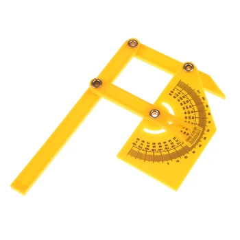 Пластиковая угловая линейка Инструменты Угломер для измерения угла 0-180 градусов Прочный угломер Универсальный для плотницкого инструмента деревообработки