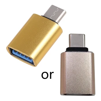 Разъем адаптера USB Type C от мужчины к USB 3.0 от женщины OTG Кабельный конвертер Портативный адаптер Type-C для высокоскоростной передачи данных