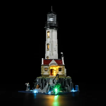 Светодиодная лампа Hprosper совместима с 21335 строительными блоками электрического маяка, игрушкой-осветителем 