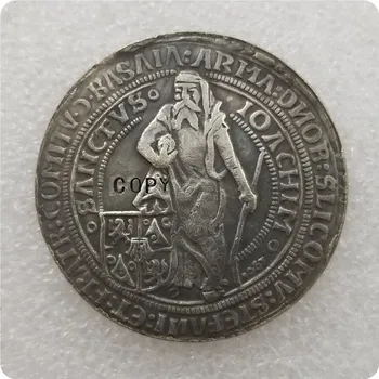 Серебряная монета-копия графа Шлика в два талера Иоахима Шталера 1520 года