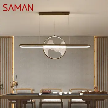 Современные подвесные светильники SAMAN, светодиодный светильник, Креативное украшение для дома, подходит для столовой