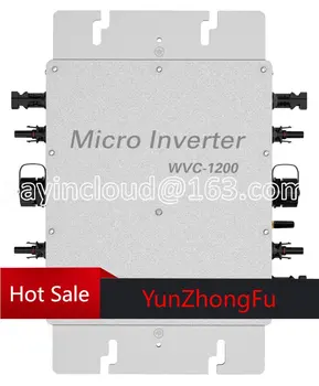 Солнечный Инвертор MPPT Micro Grid Tie мощностью 1200 Вт с IP65 Водонепроницаемым входом 22-50 В постоянного тока до 110 В/120 В Переменного тока с Чистым синусоидальным Инвертором WVC-1200W