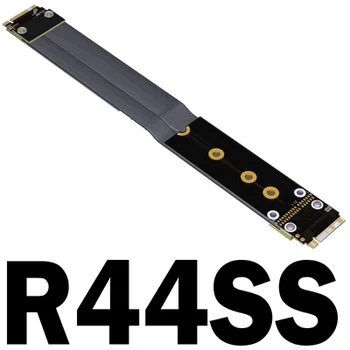 Удлинительный кабель ADT M.2 NVMe SSD от разъема к разъему M.2 NVMe Key M Удлинительный кабель PCIe3.0 x4 на полной скорости, 32G/bps (макс.)